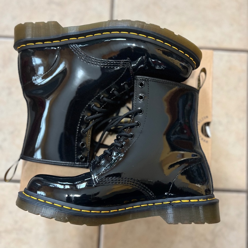 Dr. Martens 1460 Patent Leather Boots Size 11